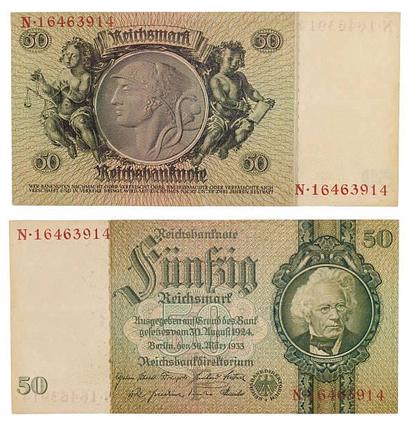 istock Old Banknote fifty Reichsmark 182819712