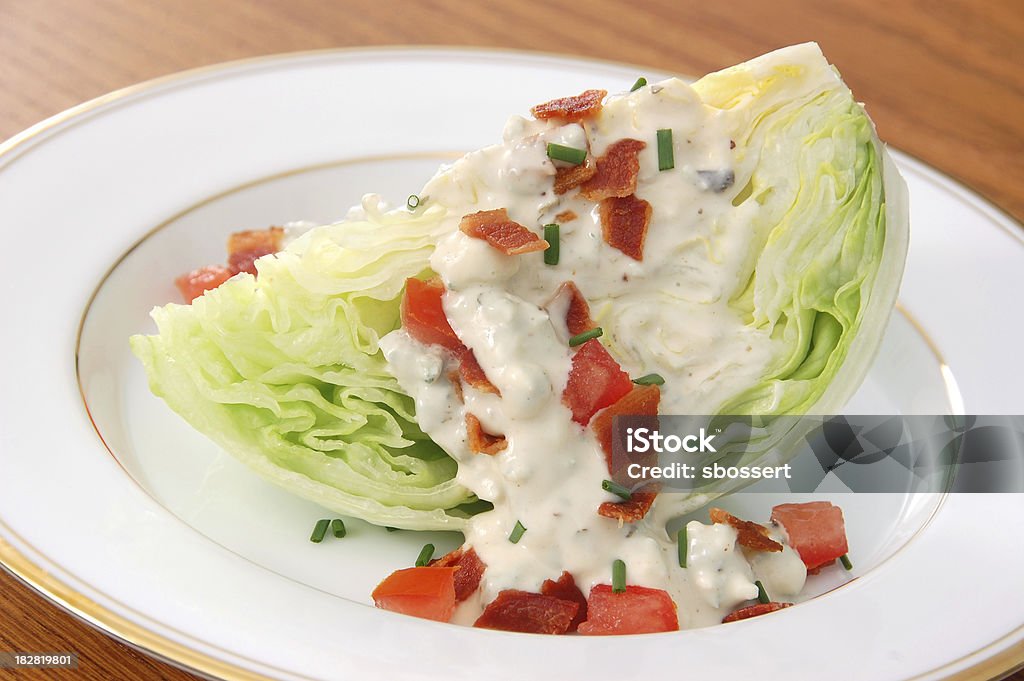 Salada Wedge - Foto de stock de Fatia royalty-free