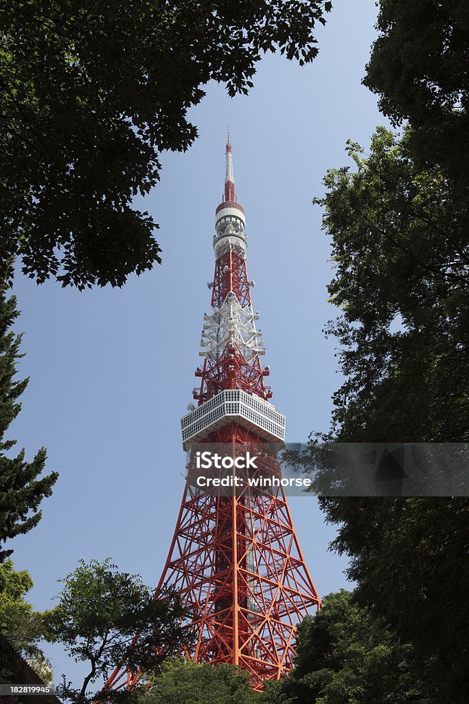 Torre de Tóquio - Royalty-free Alto - Descrição Física Foto de stock