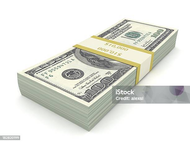 Soldi Fiammeggiante - Fotografie stock e altre immagini di Banconota di dollaro statunitense - Banconota di dollaro statunitense, Catasta, Affari