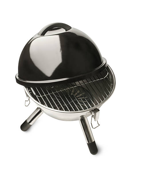 istock black barbecue grill isolated on white. 182820822
