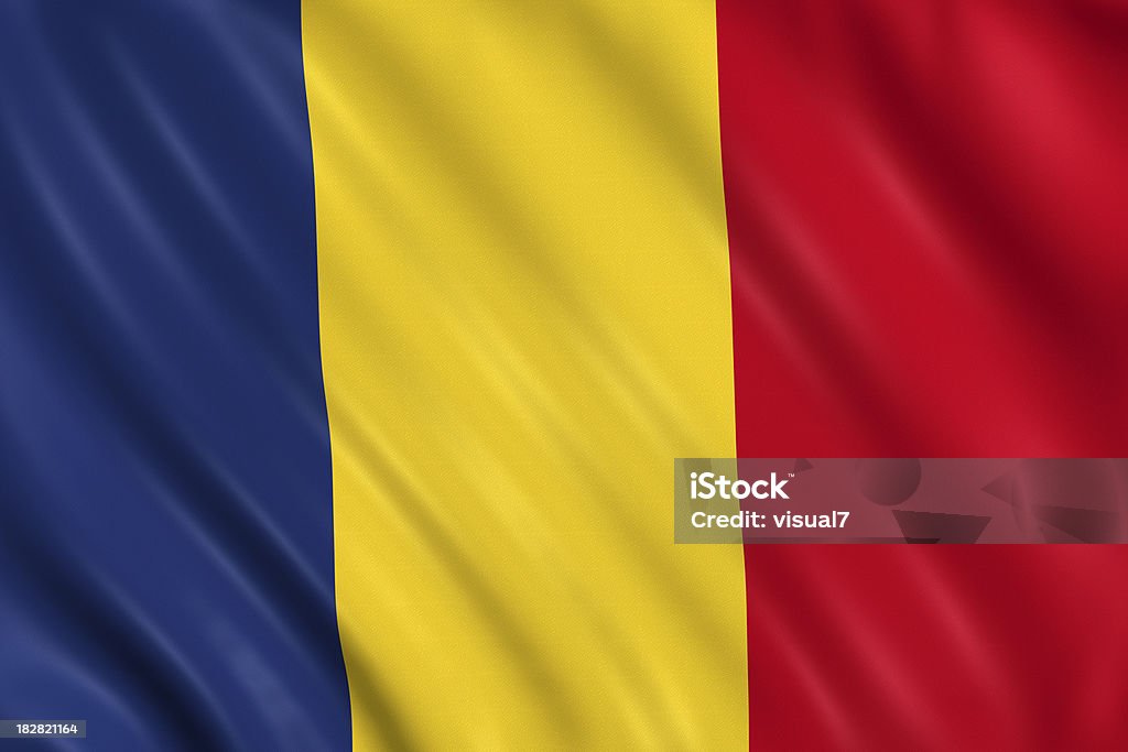 Bandera de rumania - Foto de stock de Bandera libre de derechos