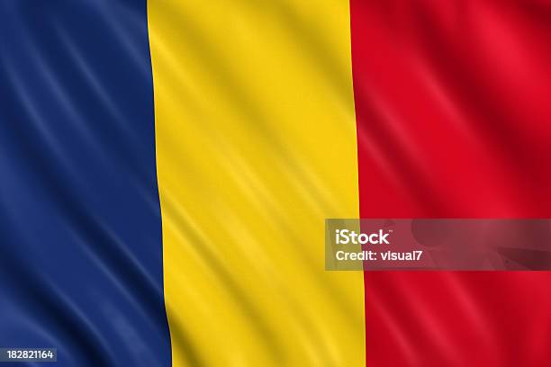 Bandera De Rumania Foto de stock y más banco de imágenes de Bandera - Bandera, Bandera de Rumania, Bandera nacional