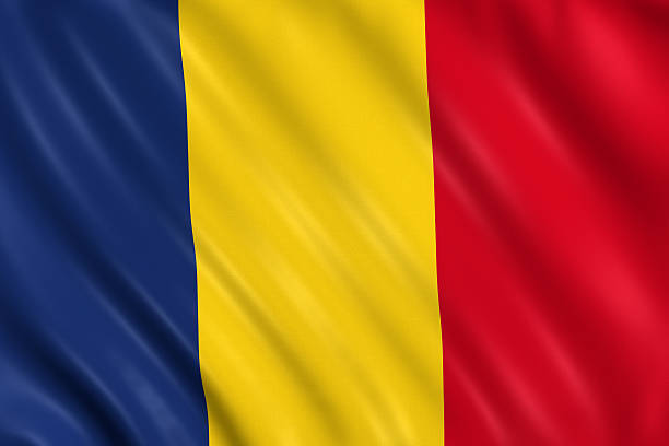 bandeira da roménia - romania flag romanian flag colors imagens e fotografias de stock