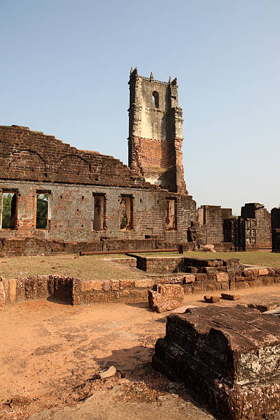 istock Church of St Augustine Ruins in Goa 182821393