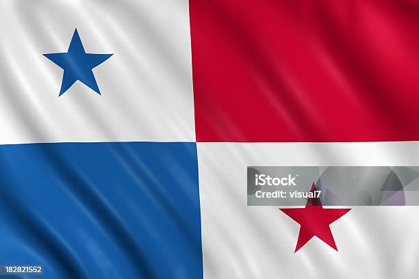 Foto de Bandeira Do Panamá e mais fotos de stock de Bandeira - Bandeira, Bandeira Panamense, Bandeira nacional