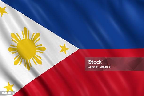 Bandera Filipina Foto de stock y más banco de imágenes de Bandera filipina - Bandera filipina, Filipinas, Bandera