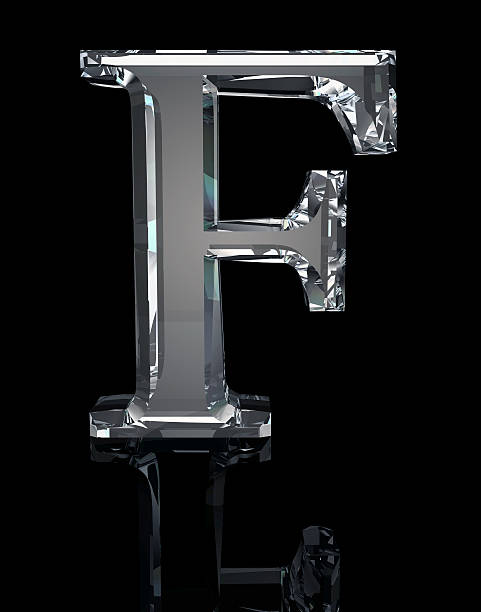 istock Crystal Letter F 182821611