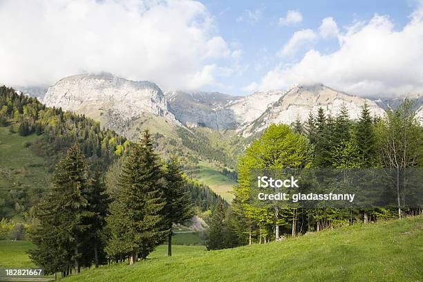 Col De La Forclaz Stock Photo - Download Image Now - Haute-Savoie, Pasture, Agriculture