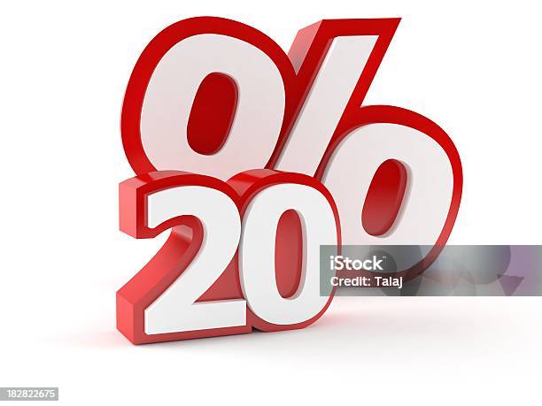 Percents Stock Photo - Download Image Now - Cut Out, Finance, Financial Figures