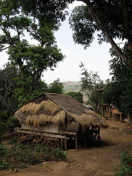 istock Karen hut in Thailand 182822956