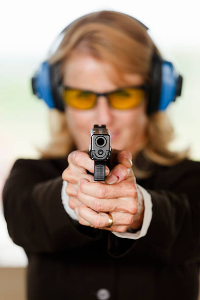 istock Woman Shooter 182823045
