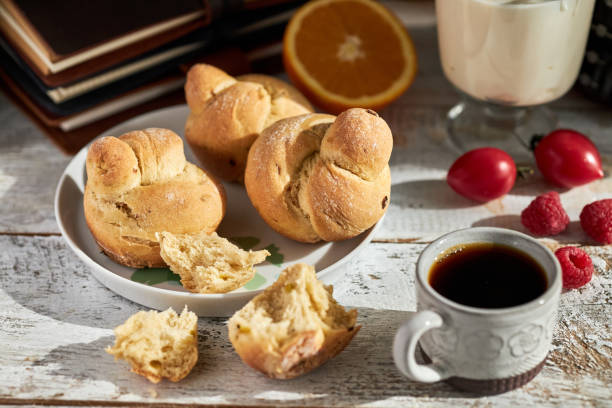 istock homemade buns and coffee on table for breakfast 1828231095