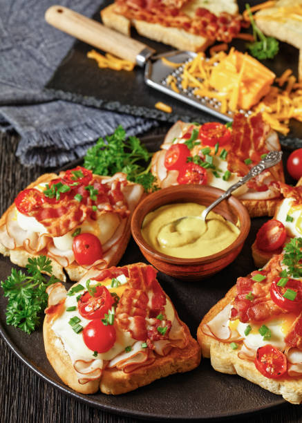 istock Kentucky Hot Brown open sandwiches on a plate 1828252954