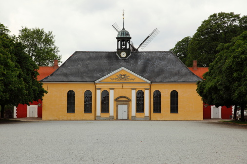 The Military Chruch at the Copenhagen Citadel (Kastellet) dates from 1624 founded by King Christian IV.In the background the wing of the windmill of the Citadel.Other Copenhagen pictures from my portfolio: