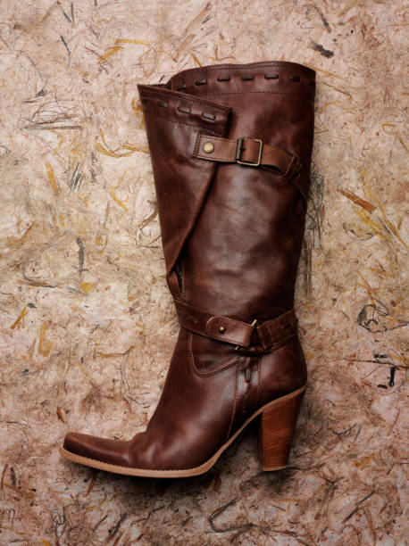 istock Brown Fashion Boots 182826319