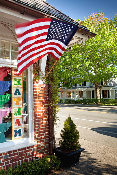 istock Clapboard shop in the country 182826359