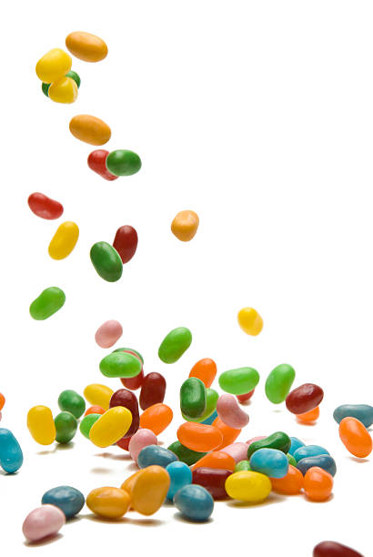 falling jelly beans vertical