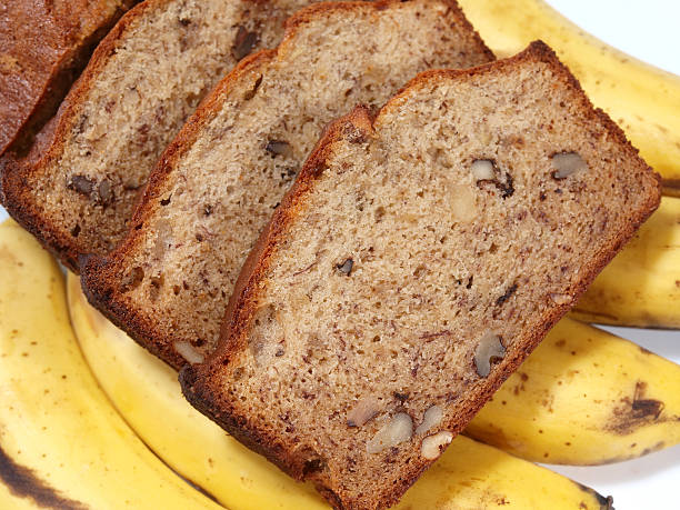 istock Banana Bread on bananas 182827838