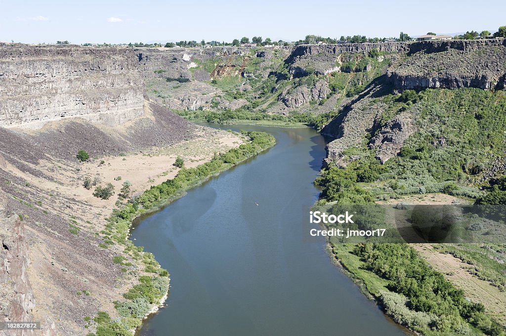 Rio Snake Canyon - Royalty-free Idaho Falls Foto de stock