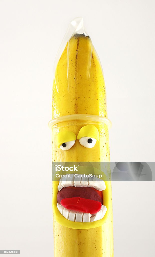 Banana condón retrato - Foto de stock de Condón libre de derechos