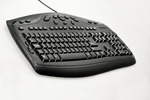 Computer Keyboard Black.