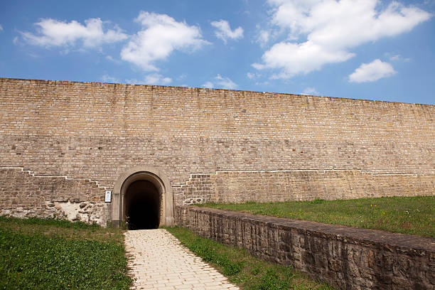istock Large wall with an opening in Luxembourg 182830747