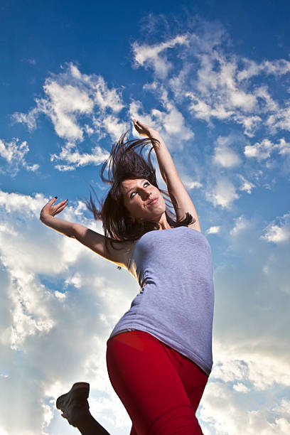 istock Young girl running 182830767