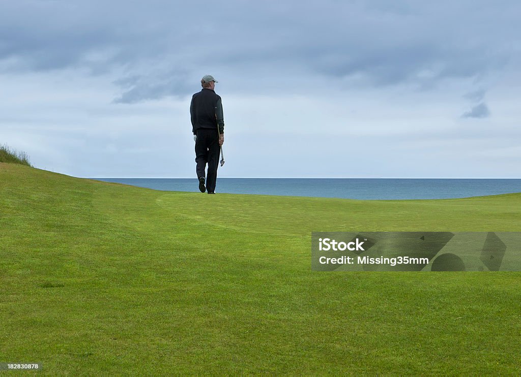 Lone Golfista - Zbiór zdjęć royalty-free (Golf - Sport)