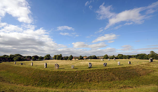 avebury - stone circle foto e immagini stock