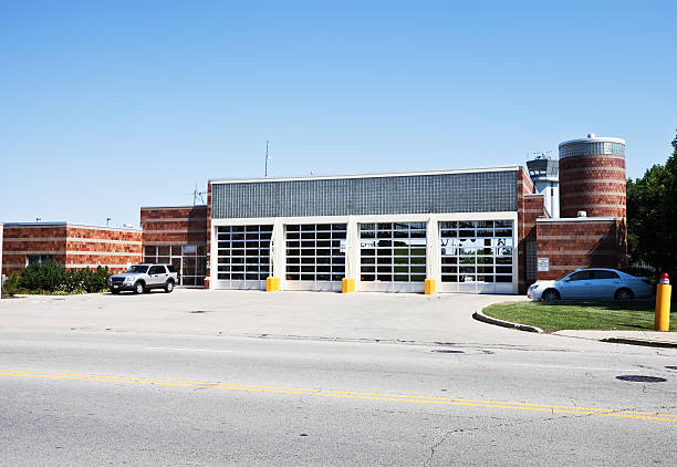 istock Modern Fire Station in Clearing, Chicago 182832228