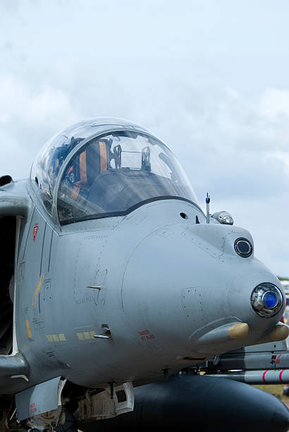 istock Cockpit of a Harrier Jumpjet 182832699