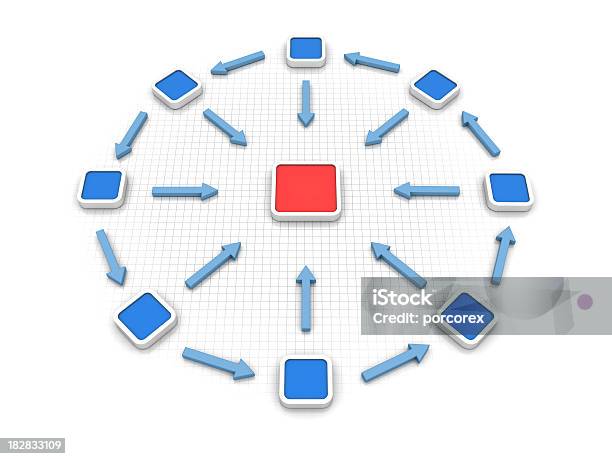 Fluxograma Diagrama - Fotografias de stock e mais imagens de Azul - Azul, Bicicleta, Conceito