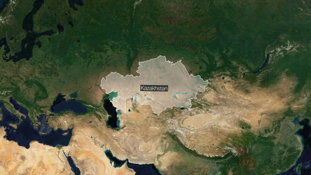 istock Kazakhstan - Explorer: Country Identification Maps stock Image 1828338511