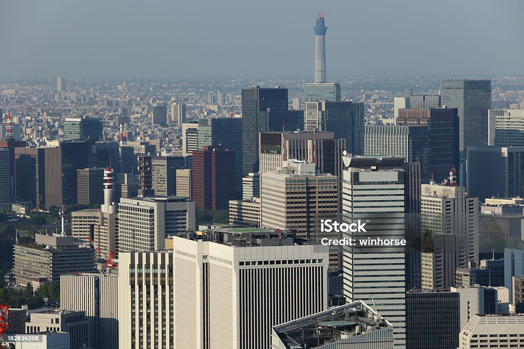 Paisagem urbana de Tóquio - Foto de stock de Apartamento royalty-free