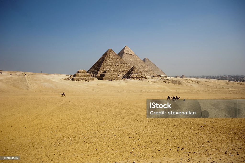 Piramidy w Gizie - Zbiór zdjęć royalty-free (Piramidy w Gizie)