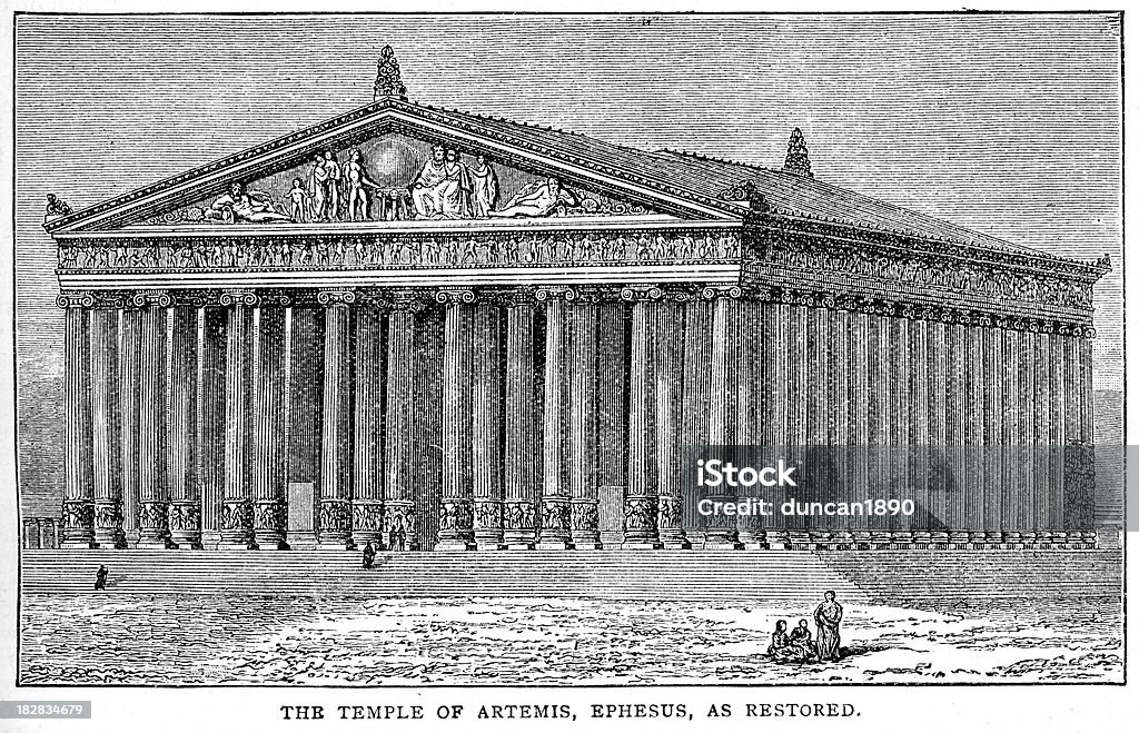 Temple d'Artémis, Éphèse - Illustration de Temple d'Artémis - Éphèse libre de droits