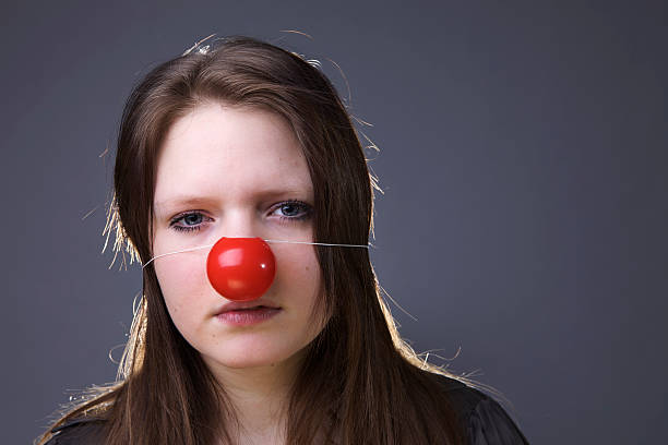 Women whit nose