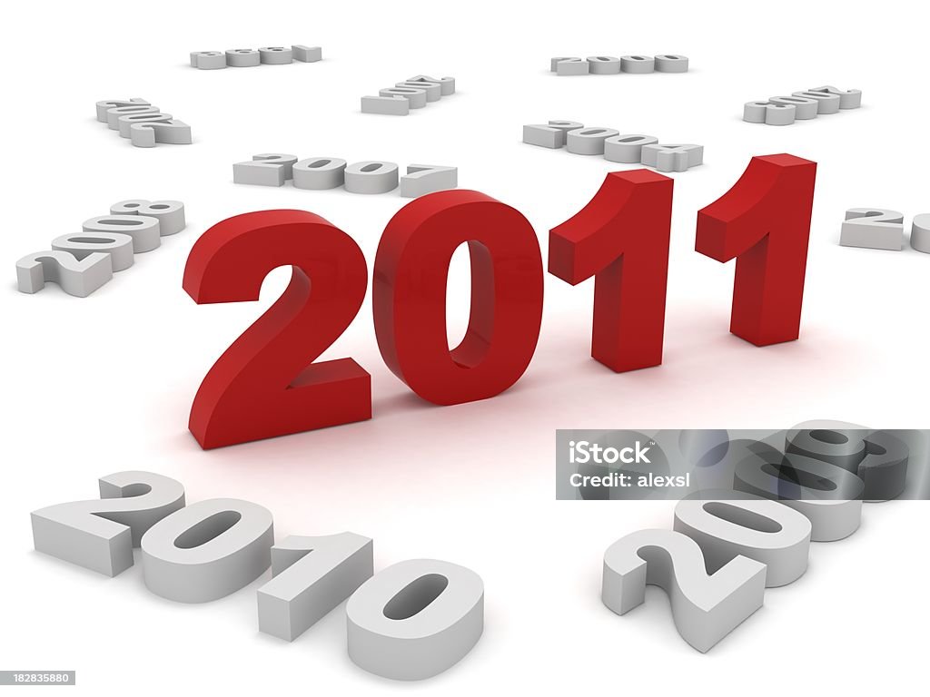 Ano Novo de 2011 - Foto de stock de 2010 royalty-free