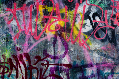 Colorido graffiti photo