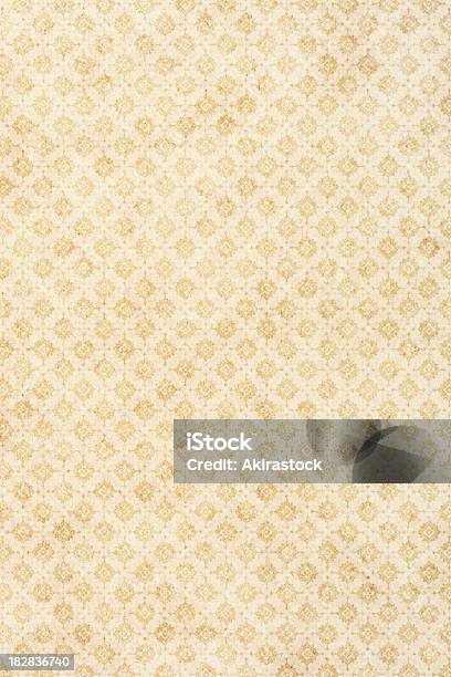 Grunge Wallpaper Stock Photo - Download Image Now - Beige, Backgrounds, Victorian Style