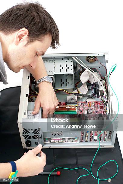 Computer Engineer Stock Photo - Download Image Now - Adult, Adults Only, Computer