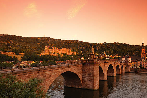 istock Palace Heidelberg Bridge View Summer Sunset 182837298