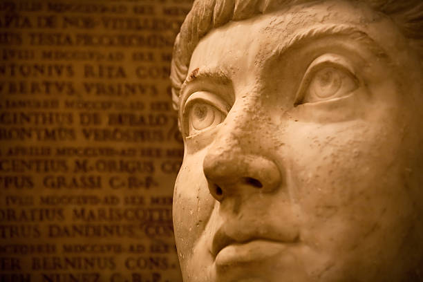 istock Face of a roman Emperor 182837433
