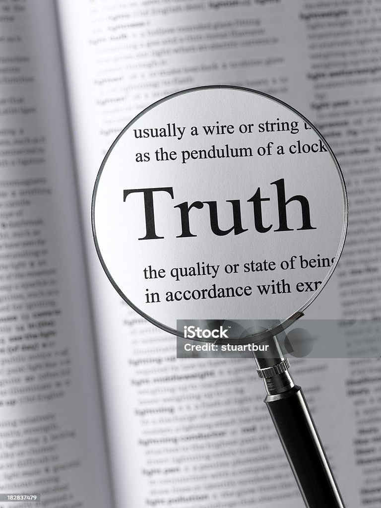 La verdad - Foto de stock de Libro libre de derechos