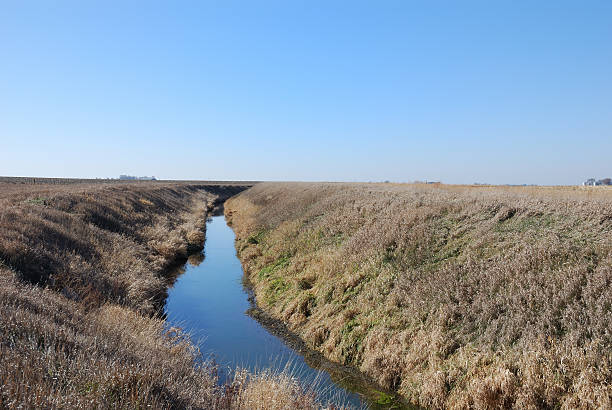 istock Rural Iowa creek in the fall 182837640