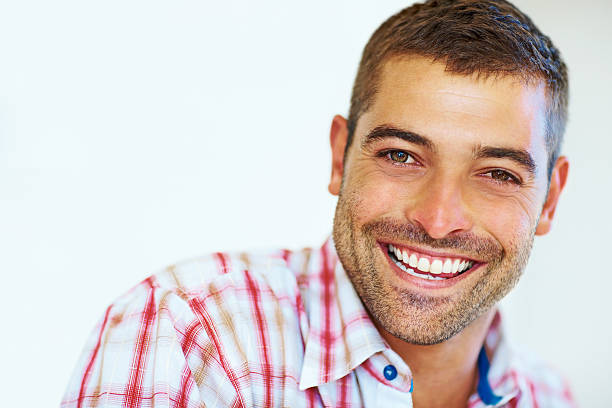 istock Portrait of a smiling handsome young guy 182837817