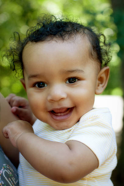 istock Adorable baby outdoors 182837954