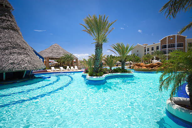 istock Tropical Resort Swimming Pool 182838138