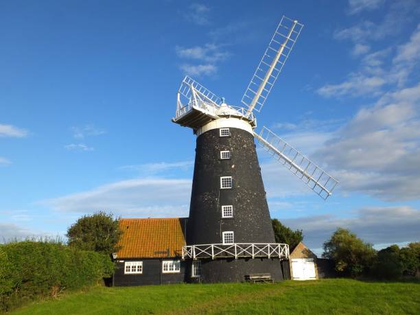 istock Coastal Pumping Mill, Norfolk, UK 1828383090
